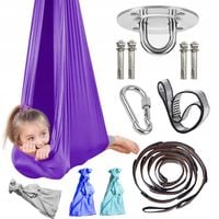 CHUSTA AKROBATYCZNA SENSORYCZNA AERIAL JOGA adhd autyzm lęki +MOCOWANIE