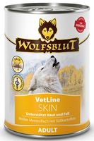 Wolfsblut Dog VetLine Skin - biała ryba oceaniczna i bataty puszka 395g