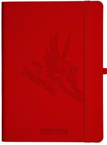 Kalendarz Szkolny B6 2025-2026 Salsa, Czerwony But na Arena.pl