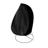 POKROWIEC NA KOKON DUŻY CZARNY Średnica: 115 cm Wysokość H: 195 cm