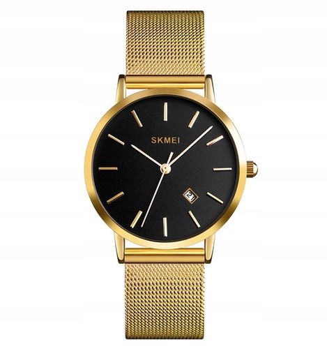Zegarek damski SKMEI bransoleta mesh datownik czytelna tarcza na Arena.pl