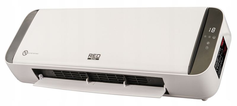 KURTYNA powietrzna GRZEJNIK ceramiczny TERMOWENTYLATOR ścienny 2000W PILOT zdjęcie 6