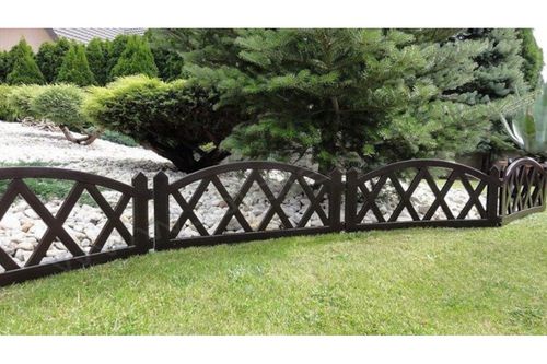 Płotek ogrodowy 2,3 mb brązowy na Arena.pl