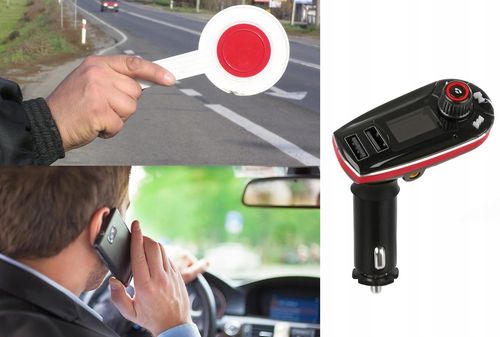 TRANSMITER BLUETOOTH FM SD 2xUSB ŁADOWARKA 2,1A na Arena.pl