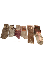 Skarpety Damskie 6 Par Różne Kolory Rozmiar 23-24 cm Wytrzymałe