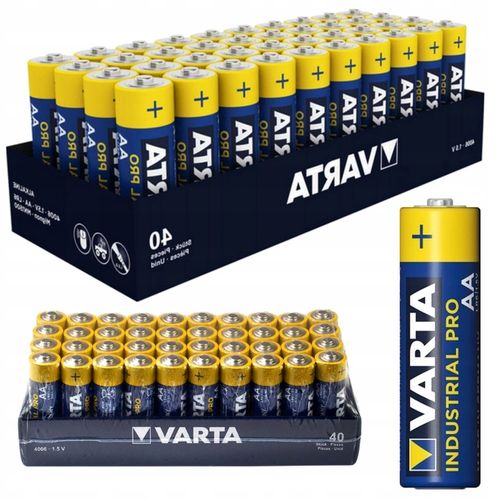 40x LR6 VARTA 1,5V BATERIA INDUSTRIAL PALUSZKI AA na Arena.pl