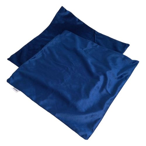 Poszewka Na Poduszkę Aksamitna Niebieska 2szt na Arena.pl