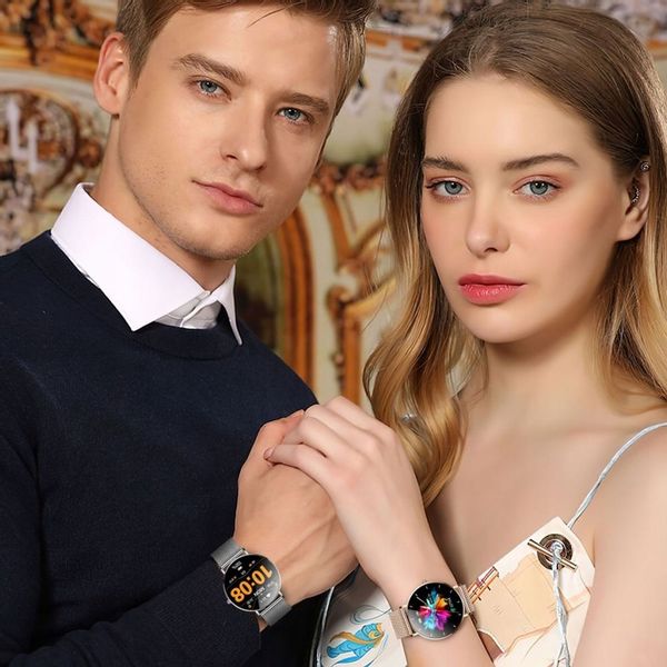 Smartwatch Zegarek Damski Złoty Manta Alexa LUX GOLD 2 Paski menu PL zdjęcie 8