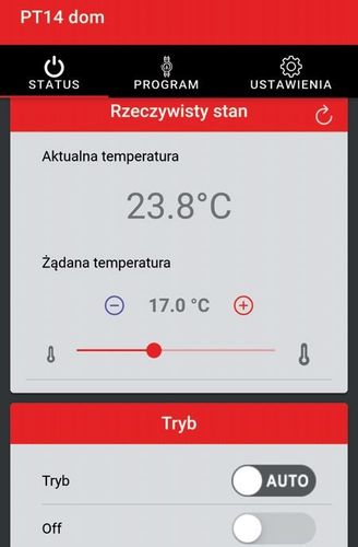 TERMOSTAT PROGRAMOWALNY ELEKTROBOCK PT14-P WIFI STEROWANY APLIKACJĄ WI-FI na Arena.pl