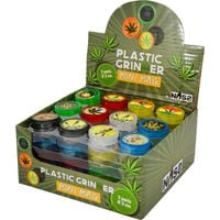 młynek akrylowy rasta mini 2-część 3 cm mix wzorów