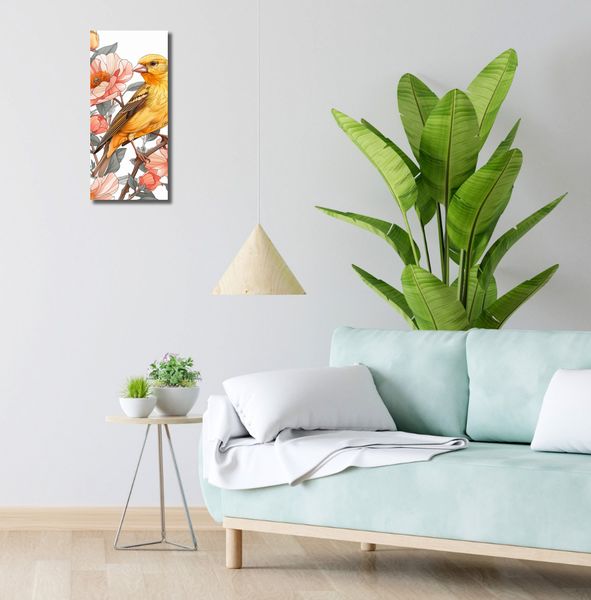 Obraz 20x50cm Wiosenny Śpiewaczek zdjęcie 2