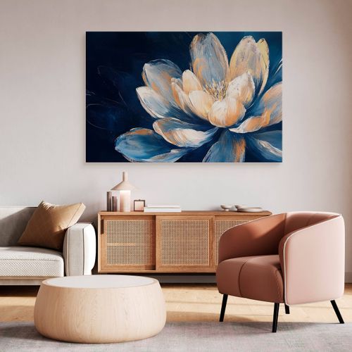 Obraz Do Salonu Abstrakcja Malowane Kwiaty Rośliny Natura 30cm x 20cm na Arena.pl