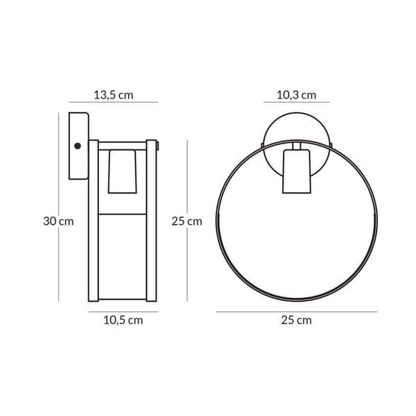 Nowoczesne Lampy Ścienne Loft Hydra 2749/K-B-1 zdjęcie 2
