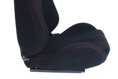 Fotel sportowy SLIDE Materiał Black na Arena.pl