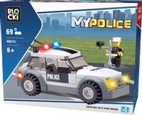 ND40_KB6731 Klocki Blocki MyPolice Auto z Radarem 69 el.