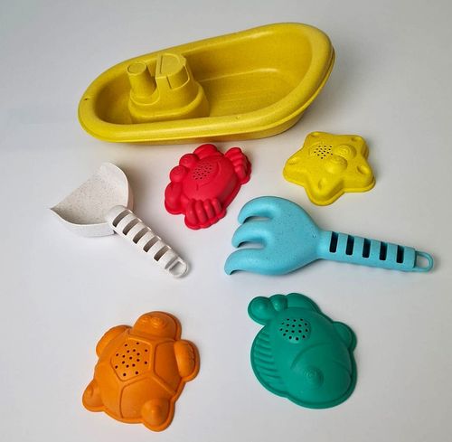 zabawki do piaskownicy Statek Max - zółty na Arena.pl