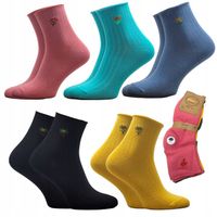 Skarpetki Damskie bawełniane Skarpety bezuciskowe 5 PAR rozmiar 35-38