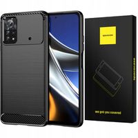 Spacecase Carbon Poco X4 Pro 5G Czarny