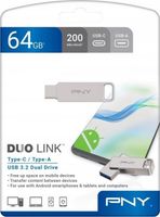 Pendrive PNY Pendrive 64GB USB 3.2 Duo-Link P-FDI64GDULINKTYC-GE
