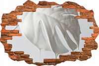 NAKLEJKI 3D na ścianę Dziura w ścianie alabaster