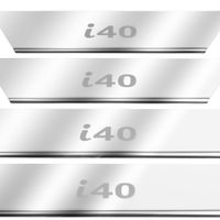 Listwa progowa HYUNDAI I40 Stal nierdzewna 304 połysk 4szt