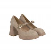 Alma en Pena - Szpilki i240245 suede vison R.38