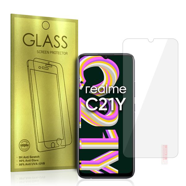 Hartowane szkło Gold do REALME C21Y zdjęcie 1
