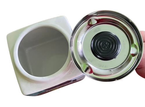 Popielniczka Zamykana Kwadratowa Ceramiczna Z Nadrukiem Banknotu 20 na Arena.pl