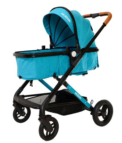 wózek dla dzieci aluminiowy 3w1 508 nicekids seledynowo czarny na Arena.pl