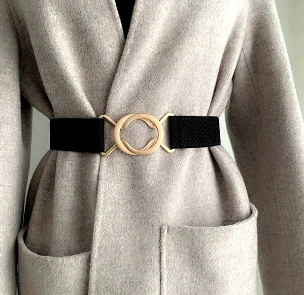 Damski Modny Elastyczny Pasek Do Sukienki Guma zdjęcie 6