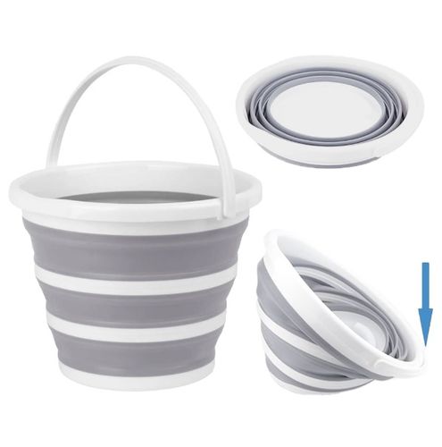 Wiaderko składane silikonowe wiadro 10 l wiaderko turystyczne na Arena.pl