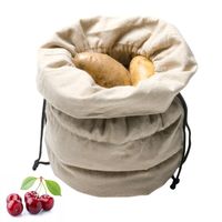 Torba bawełniana na ziemniaki z pestkami wiśni