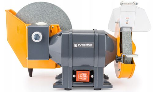 SZLIFIERKA STOŁOWA 1850W 2x KAMIEŃ NA SUCHO MOKRO PM-SS-1850M-SM / PM0 na Arena.pl