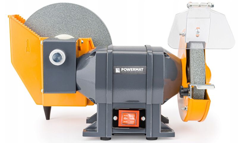 SZLIFIERKA STOŁOWA 1850W 2x KAMIEŃ NA SUCHO MOKRO PM-SS-1850M-SM / PM0 zdjęcie 6