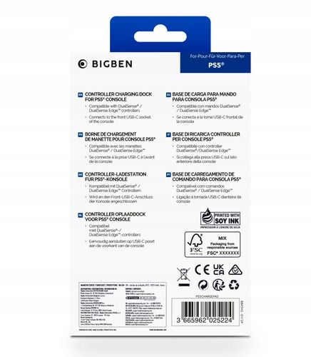 Stacja ładująca BIG BEN do kontrolera DualSense/DualSense Edge na Arena.pl