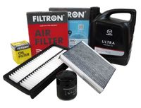 FILTRON ZESTAW FILTRÓW OLEJ MAZDA 5W-30 5L MAZDA 6 GG I 02-07 1.8i 2.0i