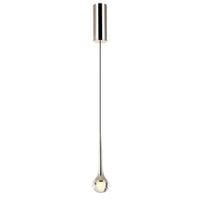 Wisząca lampa złota CRIMA OR80315 LED 6W Orlicki glamour do sypialni