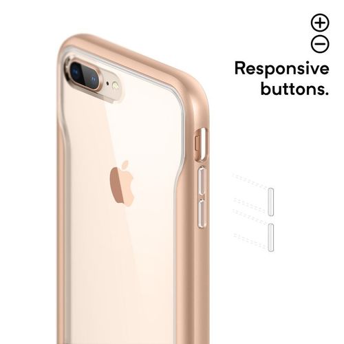 Caseology Apex Clear Case - Etui iPhone 8 Plus / 7 Plus (Gold) na Arena.pl