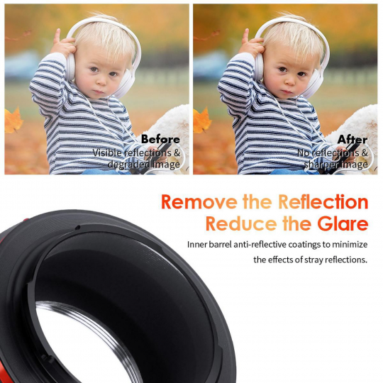 Adapter bagnetowy K&F Concept - M42 / Sony E zdjęcie 4