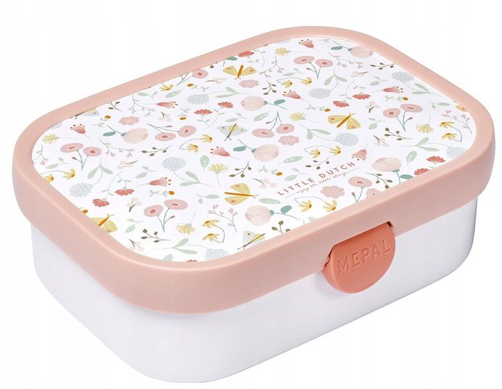 MEPAL LUNCHBOX ŚNIADANIÓWKA DLA DZIECI DO SZKOŁY KWIATY MOTYLKI BEZ BPA zdjęcie 2