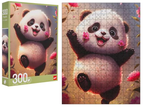 Zestaw Puzzli 300El. Panda na Arena.pl
