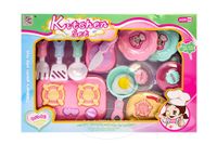 KOLOROWY ZESTAW KUCHENNY DLA DZIECI - 14 ELEMENTÓW