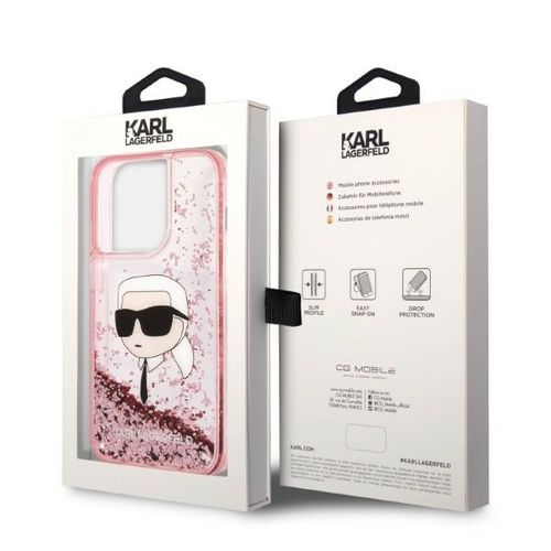 Etui Karl Lagerfeld do iPhone 14 Pro, Różowy na Arena.pl