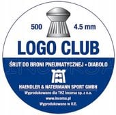 Śrut diabolo H&N Logo Club 4,5mm 500sztuk Wiatrówka 4,5