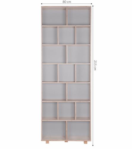 Regał Migos 80 cm szary na Arena.pl