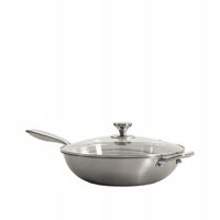 Wok ARDEN ze stali nierdzewnej 34 cm HOMLA