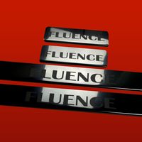 Listwa progowa RENAULT FLUENCE Stal nierdzewna 304 połysk 4szt