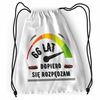 Plecak Urodziny 66 66Te Sportowy Szkolny Worek Z Nadrukiem Ze Zdjęciem