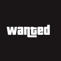 Naklejka Wlepa Napis WANTED Grand Theft Auto Poszukiwany Złoczyńca Gangster