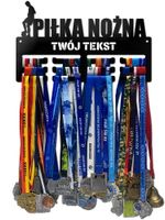 Wieszak na medale PIŁKA NOŻNA twoje imię dowolny tekst 164.3